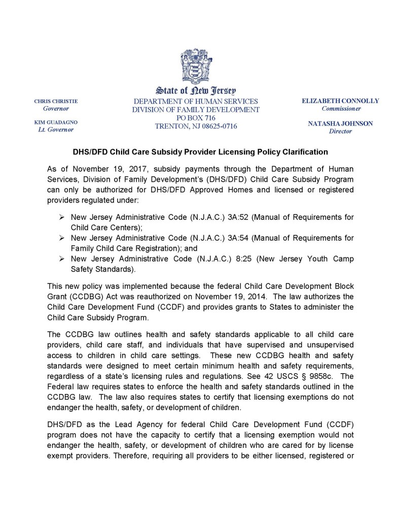 Child Clarification Form.pdf Child Care Resources | DHS/DFD CHILD CARE SUBSIDY LICENSING POLICY ...