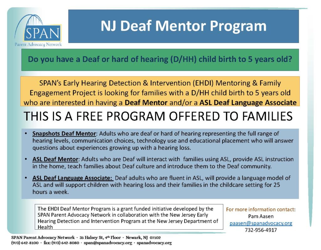 Child Resources | New Deaf Mentor Program